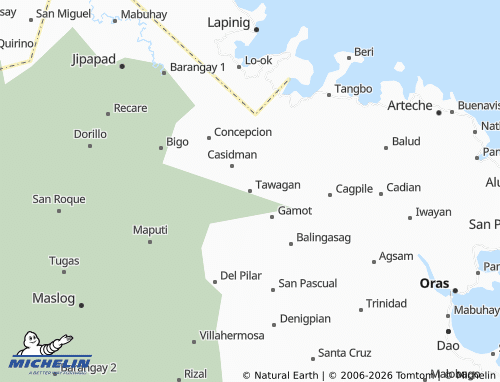 MICHELIN Tawagan map - ViaMichelin