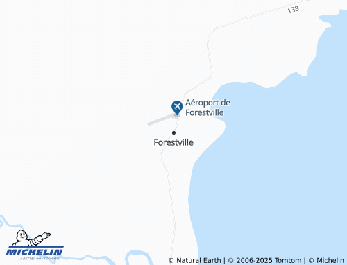 MICHELIN Forestville map - ViaMichelin