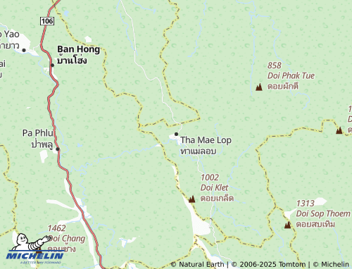 MICHELIN Tha Mae Lop map - ViaMichelin