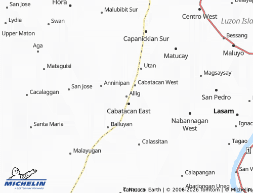 MICHELIN Allig map - ViaMichelin