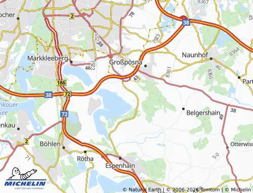MICHELIN Störmthal map - ViaMichelin