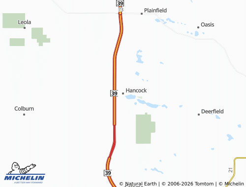 Mapa MICHELIN Hancock - ViaMichelin