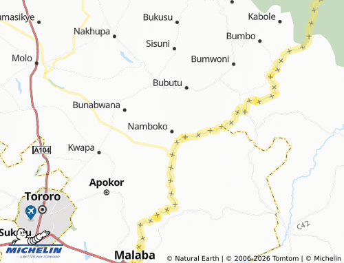 Mapa MICHELIN Namboko - ViaMichelin