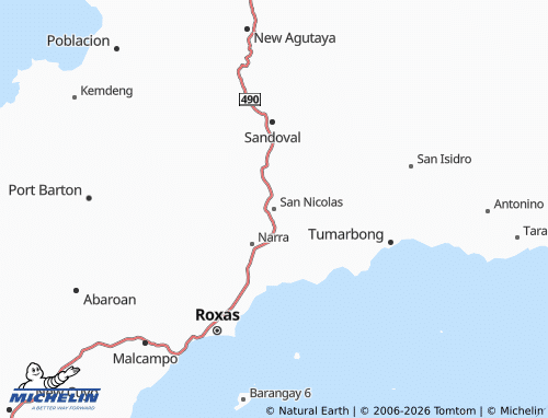 Mappa MICHELIN San Nicolas - ViaMichelin