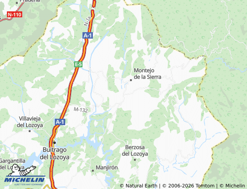 MICHELIN Prádena del Rincón map - ViaMichelin