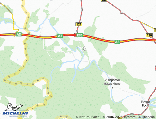 MICHELIN Morović map - ViaMichelin