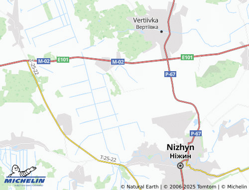 MICHELIN Nyzy map - ViaMichelin