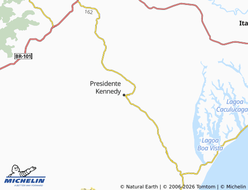 Mapa MICHELIN Presidente Kennedy - ViaMichelin