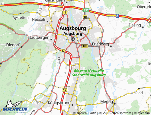 Mappa MICHELIN Universitätsviertel - ViaMichelin