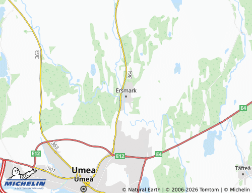 MICHELIN-Landkarte Ersmark - ViaMichelin