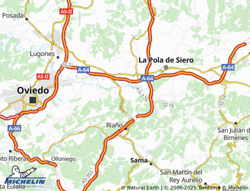 MICHELIN Hevia map - ViaMichelin