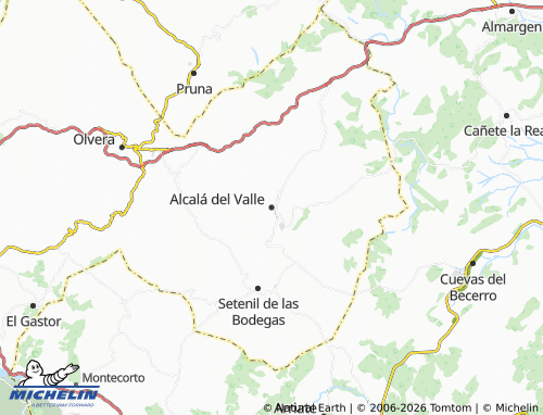 MICHELIN Alcalá del Valle map - ViaMichelin