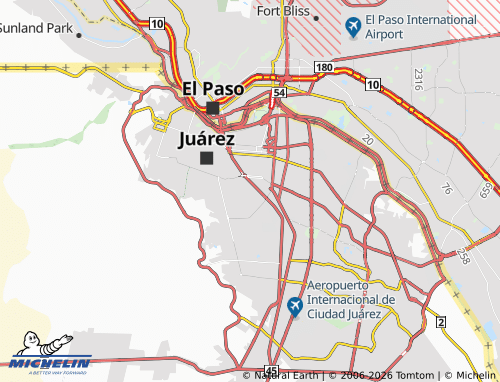 Mappa MICHELIN San Antonio - ViaMichelin