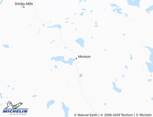 Mappa MICHELIN Monson - ViaMichelin