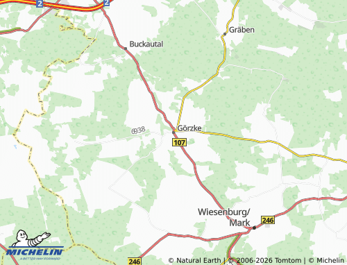 MICHELIN Görzke map - ViaMichelin