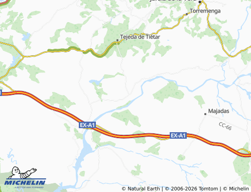 MICHELIN Valdeinigos map - ViaMichelin
