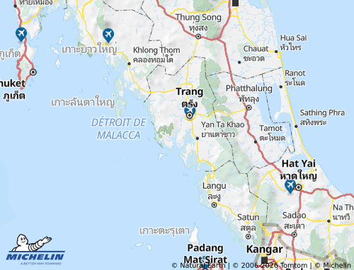 Mapa MICHELIN Amphoe Kantang - ViaMichelin