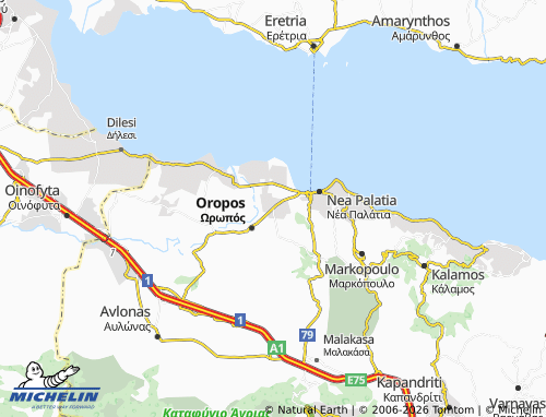 Mapa MICHELIN Kampos Oropoy - ViaMichelin