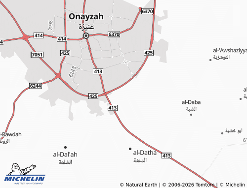 MICHELIN-Landkarte al-Hazm - ViaMichelin