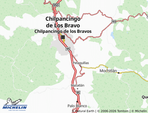 Mappa MICHELIN Las Viudas de Huautla - ViaMichelin