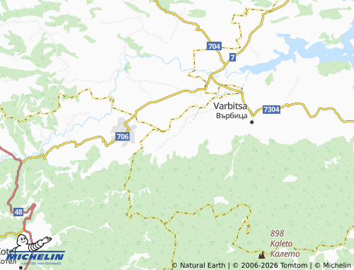 MICHELIN Chernookovo map - ViaMichelin