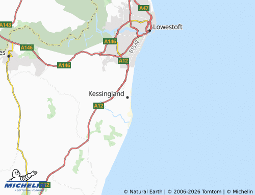 Mappa MICHELIN Kessingland - ViaMichelin