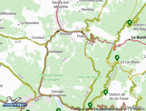 MICHELIN Le Vic map - ViaMichelin