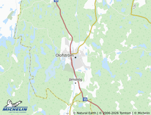 Carte MICHELIN Olofström - ViaMichelin