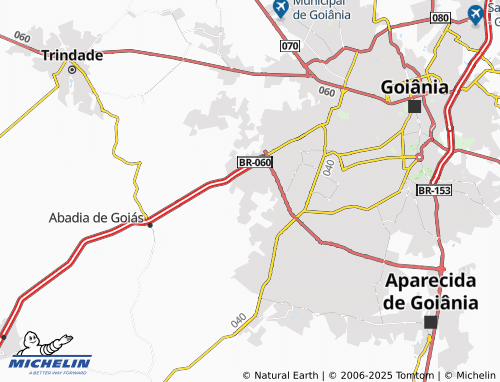 MICHELIN Residencial Rio Verde map - ViaMichelin