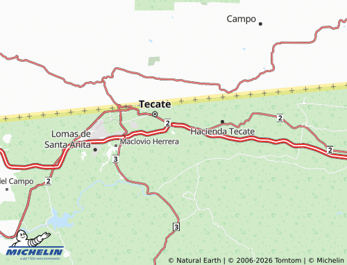 Mapa MICHELIN La Sierra - ViaMichelin
