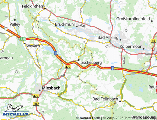 Mappa MICHELIN Irschenberg - ViaMichelin