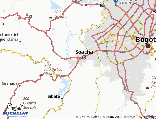 Mapa MICHELIN Maranatha I - ViaMichelin