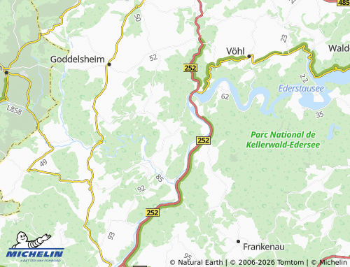 MICHELIN Buchenberg map - ViaMichelin