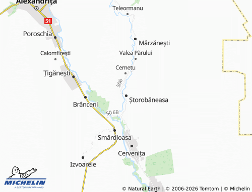 Mapa MICHELIN Ștorobăneasa - ViaMichelin