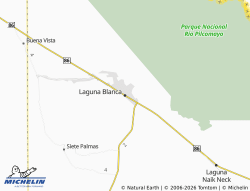 Mappa MICHELIN Laguna Blanca - ViaMichelin