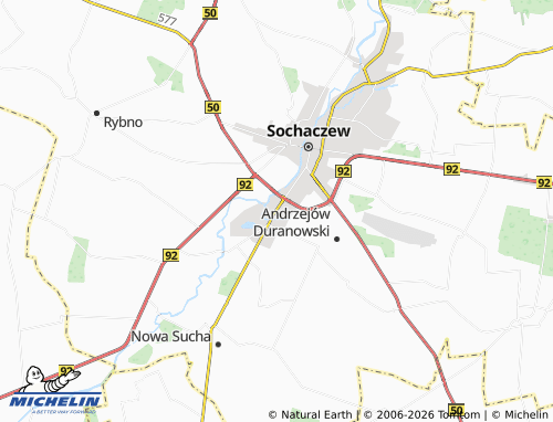 Carte MICHELIN Boryszew - ViaMichelin