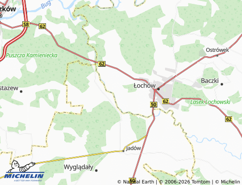 MICHELIN Kaliska map - ViaMichelin