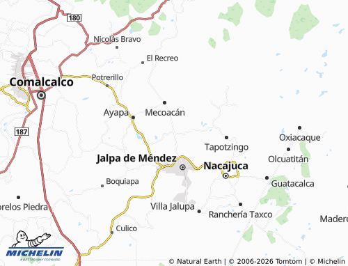Carte MICHELIN Poblado Soyataco - ViaMichelin