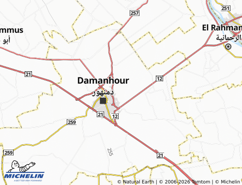Mapa MICHELIN Azab Naqrraha - ViaMichelin