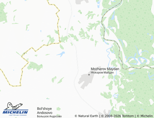 MICHELIN-Landkarte Ar'yevka - ViaMichelin