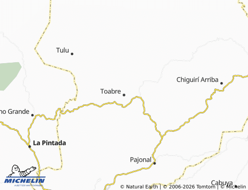 MICHELIN Toabre map - ViaMichelin