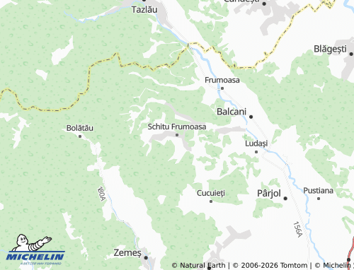 MICHELIN Schitu Frumoasa map - ViaMichelin
