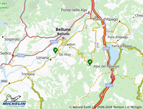 Mapa MICHELIN Pittanzella - ViaMichelin