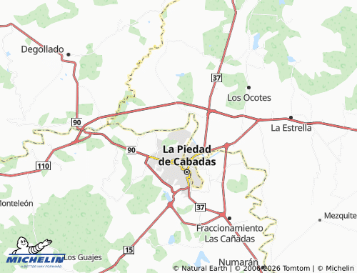 Mapa MICHELIN Ciudad del Sol - ViaMichelin