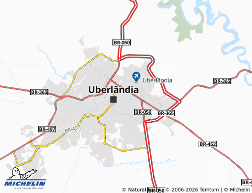 MICHELIN Tibery map - ViaMichelin