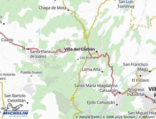 Carte MICHELIN Los Arana - ViaMichelin