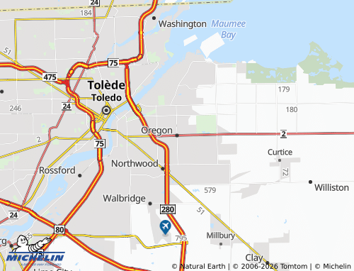 Mapa MICHELIN Oregon - ViaMichelin