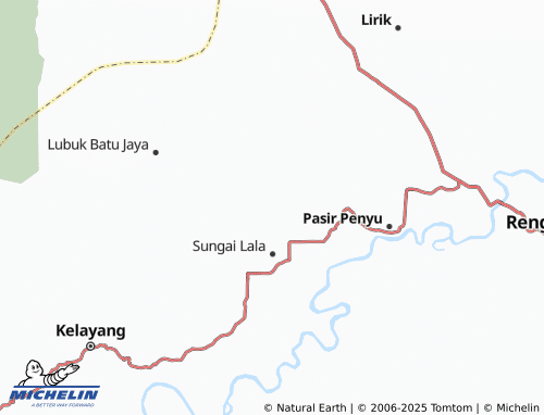 MICHELIN Sungai Air Putih map - ViaMichelin