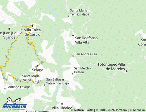 Mappa MICHELIN San Andrés Yaá - ViaMichelin