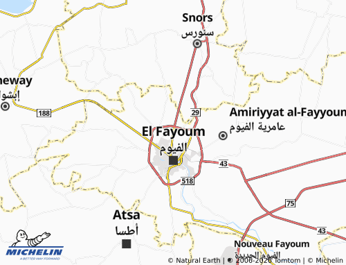 Carte MICHELIN Munsha'at Abd Allah - ViaMichelin